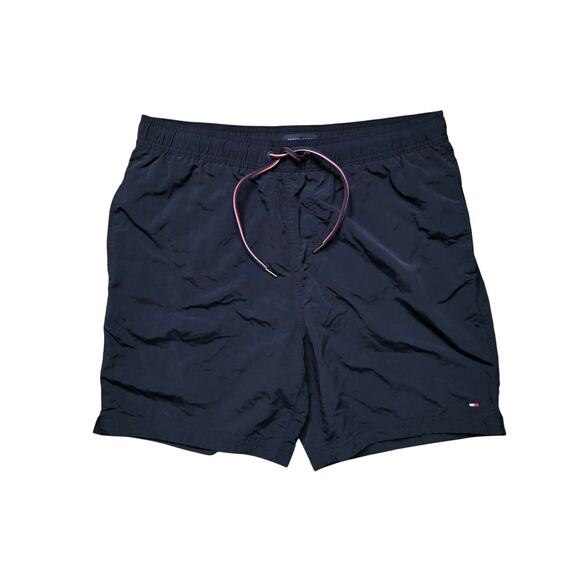 Tommy Hilfiger Board Shorts Swim Trunks Men’s L Navy Blue - Picture 1 of 9
